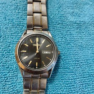 Seiko Men's Stainless Steel Solar Watch